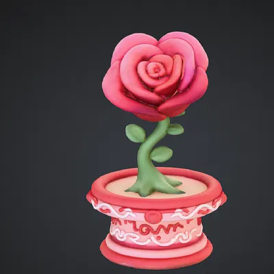 Hoa Hồng Bánh Kem Heart Blossom (Heart Blossom Cake Rose)