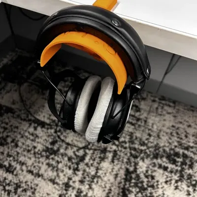 Móc treo tai nghe kẹp bàn (Desk mounted headphone hanger)