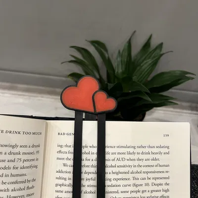 Bookmark Hình Trái Tim (Heart Shaped Bookmark)