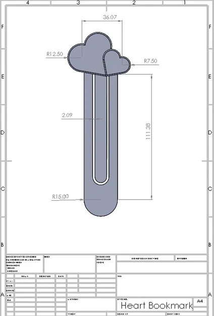 Bookmark Hình Trái Tim (Heart Shaped Bookmark) - Image 6