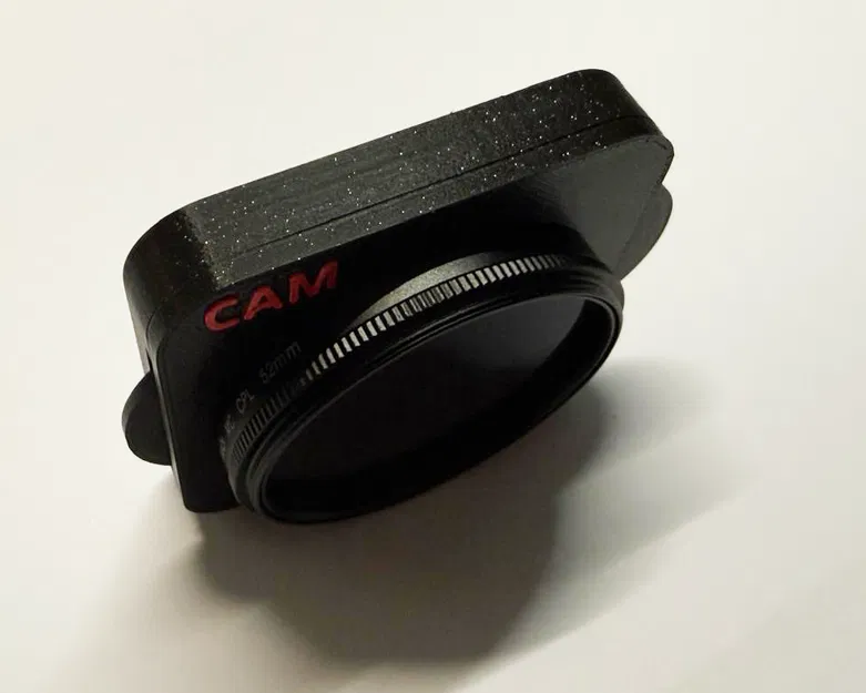 Nắp che lens Logitech StreamCam kèm ngàm gắn camera filter 52mm - Image 3