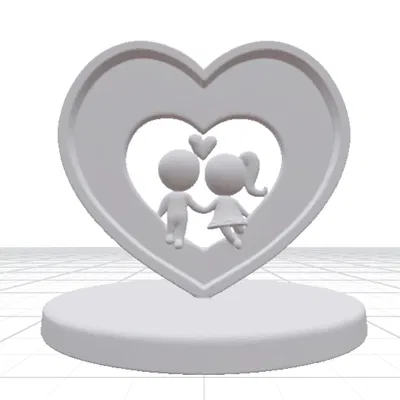 Diorama Valentine lãng mạn