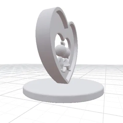 Diorama Valentine lãng mạn