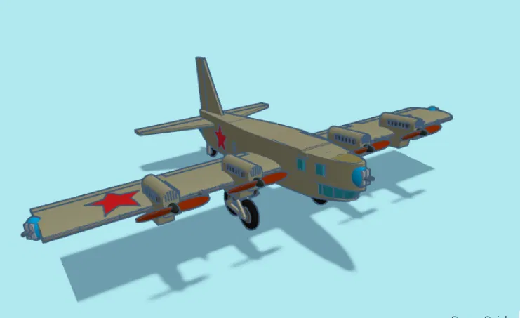 Gunship/Super Carrier hạng nặng phong cách WW2 - Image 1