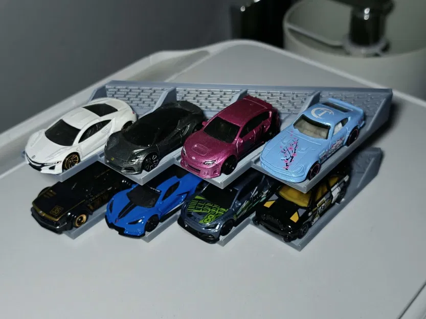 Kệ trưng bày Hot Wheels/Matchbox 8 xe (tỉ lệ 1/64) - Image 3
