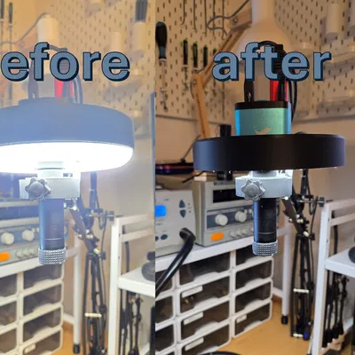 Nắp che cho đèn ring light 160mm phổ biến trên AliExpress/Temu