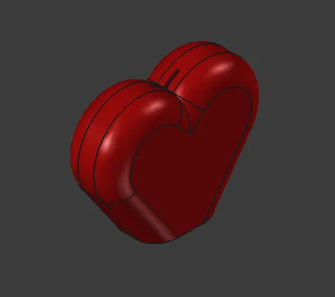 Hộp heo tim đựng xu (không cần supports) - Image 1