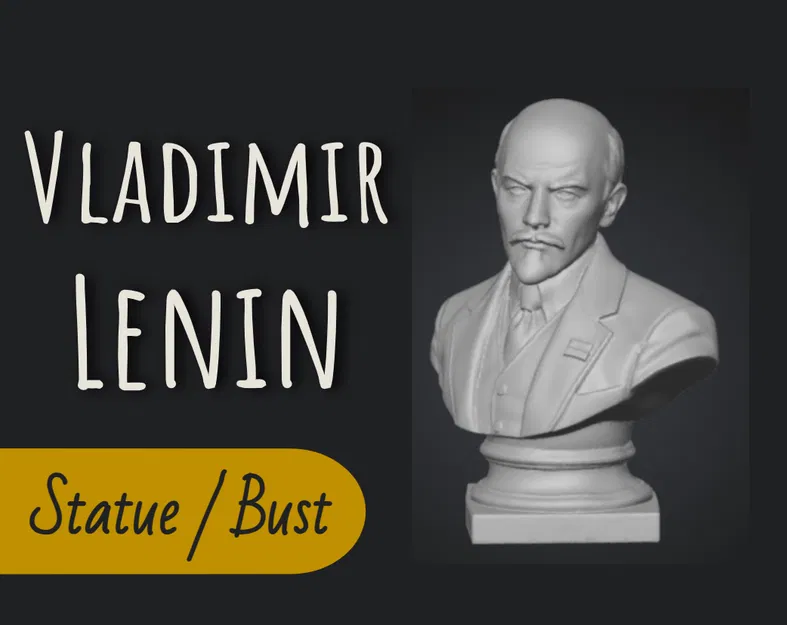 Tượng Bust Vladimir Lenin - Image 1