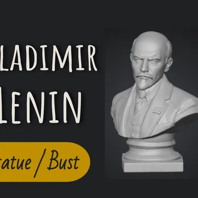 Tượng Bust Vladimir Lenin