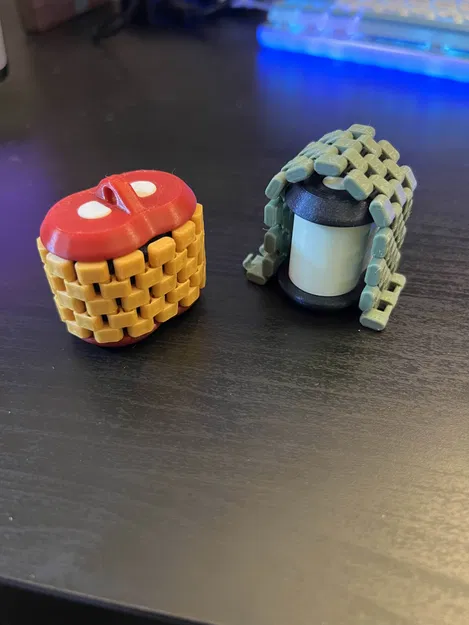 Chain Roller Fidget – Đồ chơi fidget xích lăn in liền khối - Image 1