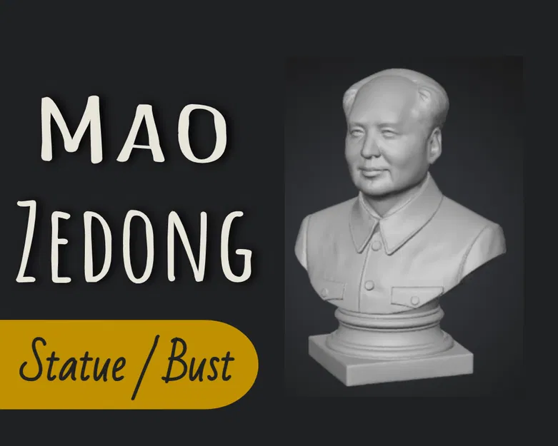 Tượng Bust Mao Zedong (Mao Zedong Statue Bust) - Image 1