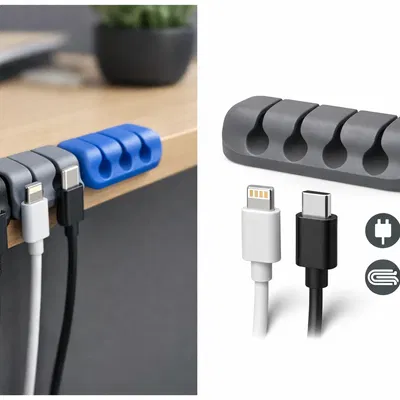 Kẹp Sắp Xếp Dây/Cáp (Cable/Cord Clip Organizer)
