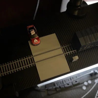 Đường băng qua đường ray tỷ lệ HO (Ho scale Railroad crossing)