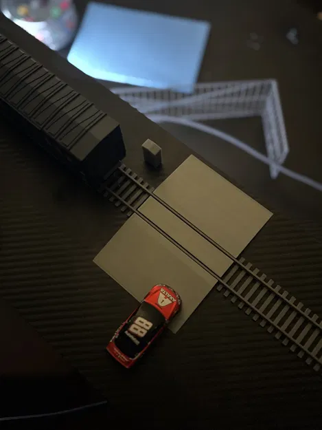 Đường băng qua đường ray tỷ lệ HO (Ho scale Railroad crossing) - Image 2