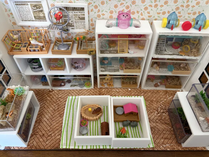 Kệ Miniature cho Cửa Hàng Thú Cưng - Image 1