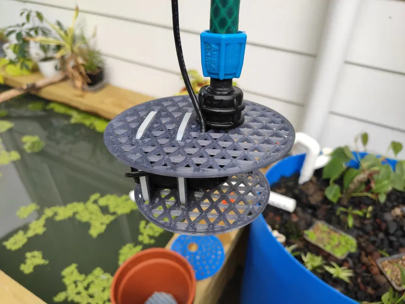 Ngàm gắn bơm cho chậu cây terracotta (Plant pot pump mount) - Image 4