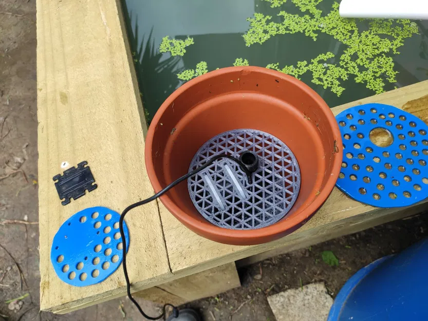 Ngàm gắn bơm cho chậu cây terracotta (Plant pot pump mount) - Image 8