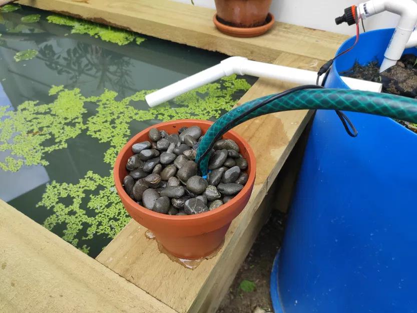 Ngàm gắn bơm cho chậu cây terracotta (Plant pot pump mount) - Image 10