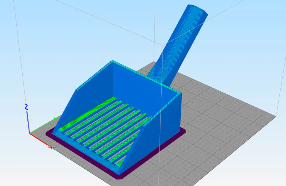 Xẻng xúc cát mèo dạng khe (Slotted cat litter scoop) - Image 1