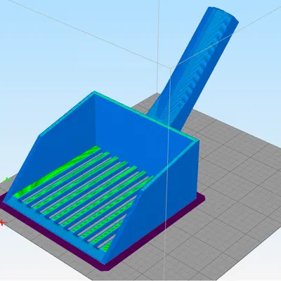 Xẻng xúc cát mèo dạng khe (Slotted cat litter scoop)