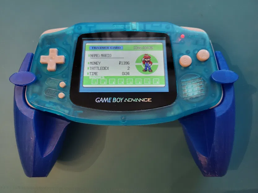 Tay cầm GBA kiểu PS5 DualSense (Game Boy Advance PS5 Grip) - Image 1