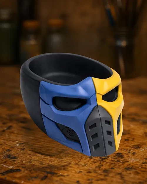 Khay Đựng Xu Inspired by MK Sub-Zero & Scorpion - Image 1