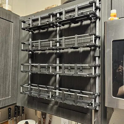 Kệ Lưu Trữ Modular Treo Trên Cánh Tủ (Modular Storage Rack For Cabinet Door)