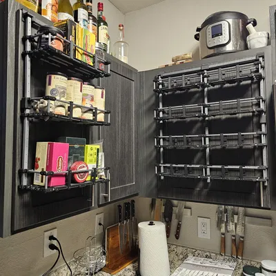 Kệ Lưu Trữ Modular Treo Trên Cánh Tủ (Modular Storage Rack For Cabinet Door)