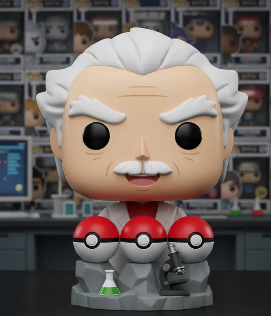 Giáo sư Oak phong cách Funko – Chọn Pokémon của bạn - Image 1