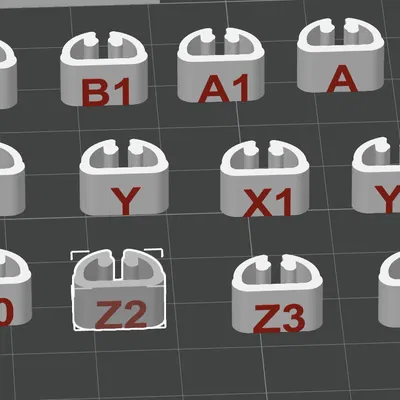 Kẹp Dây Cáp Stepper (STEPPER CABLE CLIP) cho Voron/DIY