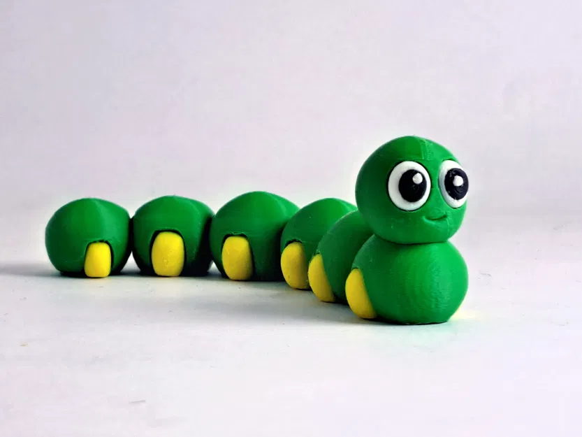 Sâu Flexi Dễ Thương – Không cần AMS (Patreon: Flexi Cute Worm - NO AMS) - Image 2