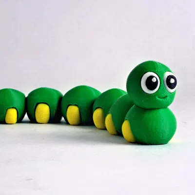 Sâu Flexi Dễ Thương – Không cần AMS (Patreon: Flexi Cute Worm - NO AMS)