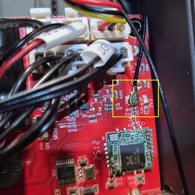 Ốp che màn hình Centauri Carbon kèm nắp, dời công tắc + WiFi