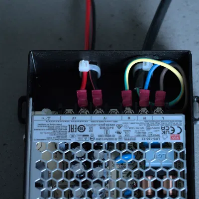 Vỏ (enclosure) cho bộ nguồn Mean Well LRS-150 series