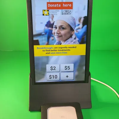 Trạm quyên góp không chạm Square (dạng vuông)