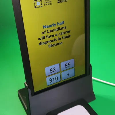 Trạm quyên góp không chạm Square (dạng vuông)