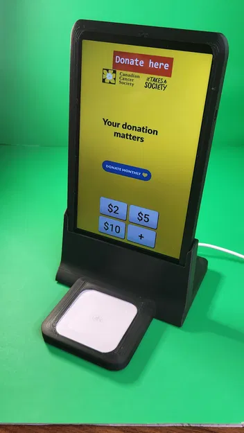 Trạm quyên góp không chạm Square (dạng vuông) - Image 3