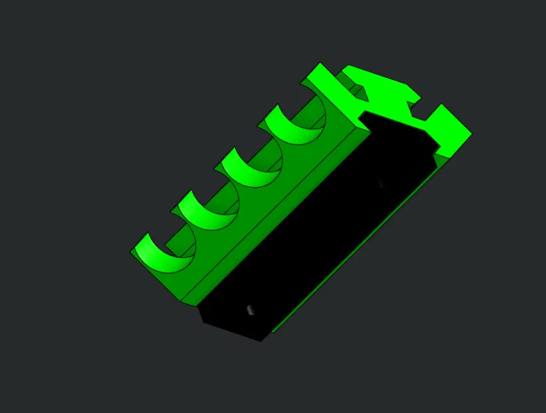 Giá giữ Dart gắn Picatinny (Picatinny Dart Holder) - Image 3