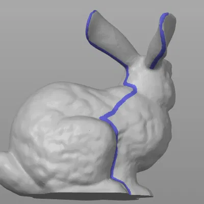 Stanford Bunny FDM printable (in FDM, cần support)