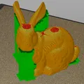 Stanford Bunny FDM printable (in FDM, cần support) - Thumbnail 3