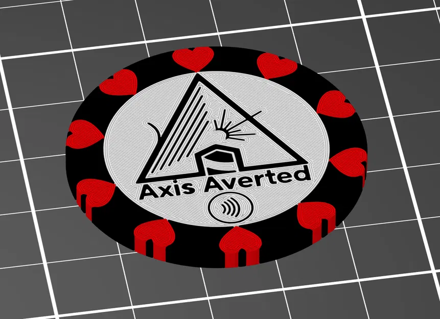 Maker Chip Blank Hearts 10P - Image 1