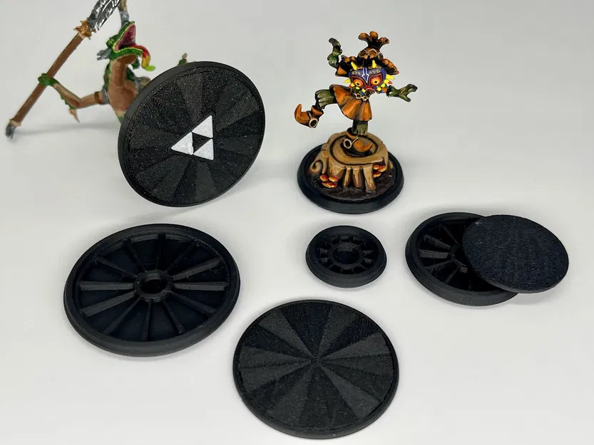 Đế Miniature Zelda Trang Trí + Insert – Sẵn Chỗ Gắn Magnet - Image 1