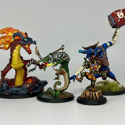 Đế Miniature Zelda Trang Trí + Insert – Sẵn Chỗ Gắn Magnet