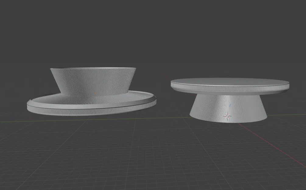 Giá đỡ bánh dạng flutted (Flutted cake holder) - Image 1