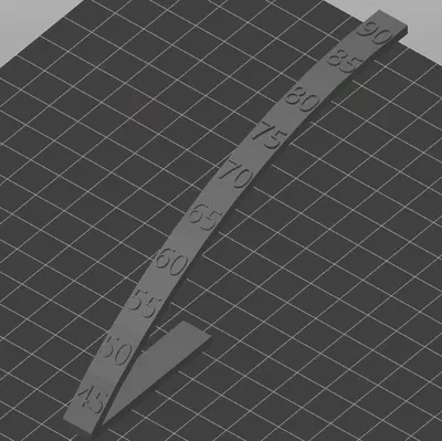 Bài Test Overhang Đoạn Thẳng 5° từ 45° đến 90°