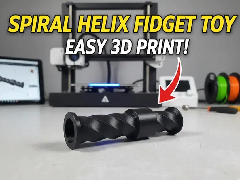Spiral Helix vô hạn “đỉnh” – Fidget siêu đã tay - Image 1