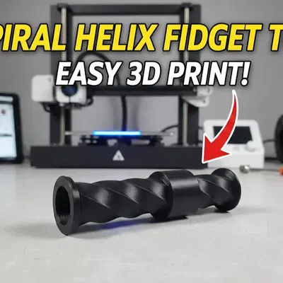 Spiral Helix vô hạn “đỉnh” – Fidget siêu đã tay