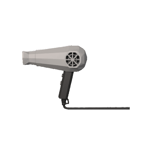 Máy sấy tóc Low Poly - Thumbnail 2