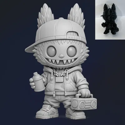 Chibi Urban Labubu