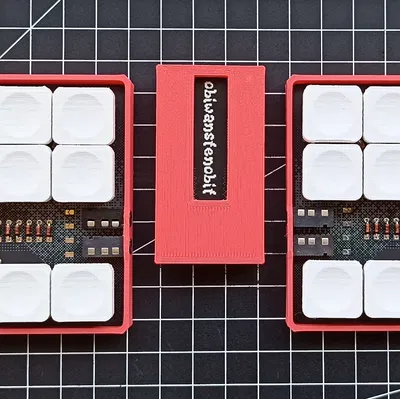 Case & Holder ObiWanStenobit (in 3D) cho bàn phím stenography split